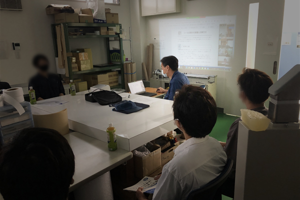 丸紀印刷での工場見学＆勉強会